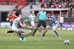 3. Liga; FC Ingolstadt 04 - MSV Duisburg; David Kopacz (29, FCI) Torchance Tim Köther (22 MSV) Santiago Castaneda (5 MSV)