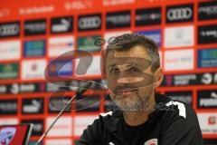 3.Liga - Saison 2022/2023 - FC Ingolstadt 04 -  MSV Duisburg - Cheftrainer Michael Köllner (FCI) bei der Pressekonferenz nach dem Spiel - Foto: Meyer Jürgen