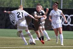 2. Fußball-Liga - Frauen - Saison 2022/2023 - FC Ingolstadt 04 -  SG 99 Andernach - Paula Vidovic (Nr.11 - FCI Frauen) - Asteroth Caroline #21 Andernach - Foto: Meyer Jürgen