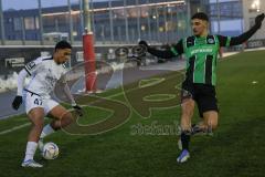 3. Liga; Testspiel, FC Ingolstadt 04 - SpVgg Greuther Fürth; David Udogu (47, FCI) Zweikampf Kampf um den Ball Oualid Mhamdi (3 Fürth)