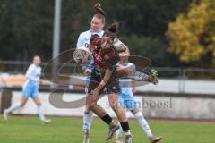 *** 2. Bundesliga Frauen - Saison 2025/26 - FC Ingolstadt 04 Frauen - VFL Bochum - Emma Kusch (Nr.9 - FC Ingolstadt Frauen I) - Haase Antonia blau Bochum - Foto: Meyer Jürgen