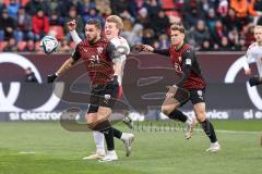 3. Liga; FC Ingolstadt 04 - 
Rot-Weiss Essen; Torchance Pascal Testroet (37, FCI) Götze Felix (24 RWE) Simon Lorenz (32, FCI)