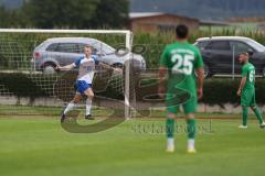 Bezirksliga - Saison 2023/2024 - TSV Gaimersheim - TSV Rohrbach  - Der 0:2 Führungstreffer durch Thomas Schwarzmeier weiss Rohrbach - jubel - Foto: Meyer Jürgen