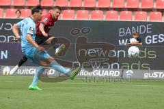 3.Liga - Saison 2022/2023 - FC Ingolstadt 04 -  SV Wehen Wiesbaden - Pascal Testroet (Nr.37 - FCI) - Ahmed Gürleyen (Nr.3 - SV Wehen Wiesbaden) - Foto: Meyer Jürgen