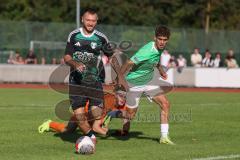 Bezirksliga - Saison 2025/26 - FC Fatih Ingolstadt - TSV Gaimersheim - Thomas Schreiner (Nr.10 - TSV Gaimersheim) erzielt ein Tor - jubel - Emre Berk grün Fatih - Daniel Wolf Torwart Fatih - Foto: Meyer Jürgen