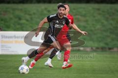 Kreisliga - Saison 2026/27- SV Zuchering - Türkisch SV Ingolstadt - Hakan Düzgün schwarz Türkisch - Berthold Schneider rot Zuchering - Foto: Meyer Jürgen