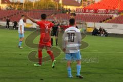 Bayernliga - U17 - Saison 2022/2023 - FC Ingolstadt 04 -  1860 München - Der 1:0 Führungstreffer durch Zeitler Deniz rot FCI - - Jubel - Foto: Meyer Jürgen