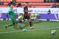 3. Liga; FC Ingolstadt 04 - 
SV Sandhausen; Tor Jubel Treffer Felix Keidel (43, FCI) 4:0