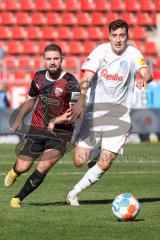 2.BL; FC Ingolstadt 04 - Holstein Kiel; Marc Stendera (10, FCI) Benger Marcel (6 Kiel)