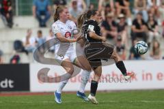 2. Bundesliga Frauen - Saison 2023/24 - FC Ingolstadt 04 Frauen - Turbine Potsdam - Reininger Pija (Nr.21 - FCI) - Vianden Lina weiss Potsdam - Foto: Meyer Jürgen