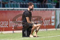 Bezirksliga - Saison 2024/25 - Freundschaftsspiel - FC Gerolfing - SV Kasing - Trainer Fabian Reichenberger (SV Kasing) - XXXXX - Foto: Meyer Jürgen