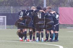 Landesliga Bayern Süd - U17 - B-Junioren -  FC Ingolstadt 04 II - ASV Cham -  Die Mannschaft bildet einen Kreis vor dem Spiel - Foto: Meyer Jürgen