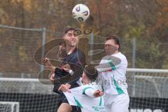 *** Bayernliga Nord - Saison 2025/26 - FC Ingolstadt 04 II - TSV Neudrossenfeld - Elias Decker (Nr.3 - FC Ingolstadt II) - Marvin Herath weiss Neudrossenfeld - Foto: Meyer Jürgen