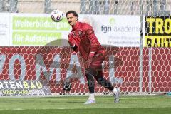 3. Liga; Rot-Weiss Essen - FC Ingolstadt 04; vor dem Spiel Torwart Kai Eisele (25, FCI)