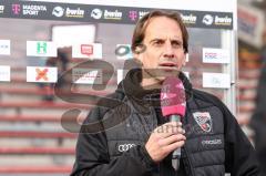 3. Liga; VfB Oldenburg - FC Ingolstadt 04; Cheftrainer Rüdiger Rehm (FCI) vor dem Spiel Interview