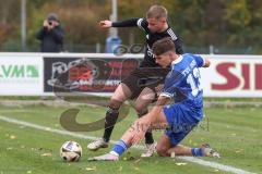 Bezirksliga - Saison 2025/26 - TSV Ober./Unterhaunstadt -  TSV Gaimersheim - Quendrim Hoti (Nr.4 - TSV Gaimersheim) - Nail Dizdarevic blau Ober/Unterh.stadt - Foto: Meyer Jürgen