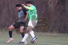 Bezirksliga - Saison 2025/26 - FC Fatih Ingolstadt - TSV 54 - DJK München - Murat Sucuoglu (Nr.9 - FC Fatih) - Mustafa Yemin schwarz München - Foto: Meyer Jürgen