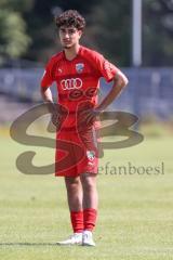 A - Junioren Bundesliga -  Saison 2023/2024 - FC Ingolstadt 04 - FSV Mainz 05 - Berkay Öztürk rot FCI - Foto: Meyer Jürgen