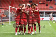 3. Liga; FC Ingolstadt 04 - SSV Jahn Regensburg; Tor Jubel Treffer Max Besuschkow (17, FCI) 1:0, Lukas Fröde (34, FCI) Frederik Christensen (11, FCI) Linus Rosenlöcher (19, FCI) Jonas Scholz (15, FCI) Berkay Öztürk (39 FCI)