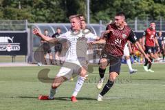 3. Liga; Testspiel; FC Ingolstadt 04 - FC Heidenheim; Mainka Patrick (FCH) Felix Keidel (43, FCI) schießt zum Ausgleich 1:1, Tor Jubel Treffer