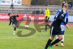 Kreisliga - Saison 2022/2023 - DJK Ingolstadt - Türk.SV Ingolstadt - Freistoss durch  - Melih Soysal  schwarz Türk SV am Ball -  - Foto: Meyer Jürgen