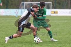 Bezirksliga - Saison 2025/26 - TSV Ober./Unterhaunstadt - FC Gerolfing - Ahmet Altay (Nr.25 - FC Gerolfing)- Amadeus Taubert grau Ober./Unterhaunstadt - Foto: Meyer Jürgen