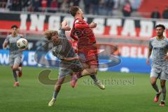 3. Liga; FC Ingolstadt 04 - Alemannia Aachen; Zweikampf Kampf um den Ball Julian Kügel (29, FCI) Oehmichen Jonas (24 AA)