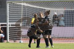 2. Fußball-Liga - Frauen - Saison 2023/2024 - FC Ingolstadt 04 - SV Meppen - Der 1:0 Führungstreffer durch Reininger Pija (Nr.21 - FCI Frauen) - jubel  -  - Foto: Meyer Jürgen