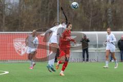 2. Bundesliga Frauen - Saison 2023/24 - FC Ingolstadt 04 Frauen - FC Carl Zeiss Jena - Metzner Anika weiss Jena - Katharina Krist (Nr.14 - FCI) - Foto: Meyer Jürgen