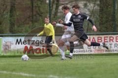 Bezirksliga - Saison 2023/24 - TSV Rohrbach - TSV Gaimersheim -  - Nico von Swiontek Brezinski (Nr.17 - Gaimersheim) - Kilian Thunig schwarz Rohrbach - Foto: Meyer Jürgen