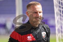 3. Liga; Erzgebirge Aue - FC Ingolstadt 04; vor dem Spiel Torwart Marius Funk (1, FCI)
