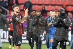 3. Liga; FC Ingolstadt 04 - 
Rot-Weiss Essen; Sieg Jubel Freude Lukas Fröde (34, FCI)