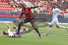 3. Fußball-Liga - Saison 2022/2023 - FC Ingolstadt 04 -  SpVgg Bayreuth - Moussa Doumbouya (Nr.27 - FCI) mit einer Torchance -  - - Foto: Meyer Jürgen