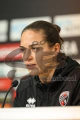 3. Liga; Alemannia Aachen - FC Ingolstadt 04; Interview Pressekonferenz Cheftrainerin Sabrina Wittmann (FCI)