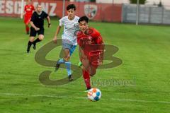 Bayernliga - U17 - Saison 2022/2023 - FC Ingolstadt 04 -  1860 München - Zeitler Deniz rot FCI - Foto: Meyer Jürgen