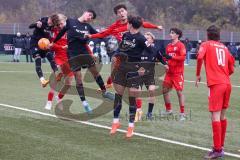 A-Junioren - Bundesliga Süd Fc Ingolstadt 04 - SC Freiburg -  Metaj Erion (Nr.5 - FC Ingolstadt A-Jugend) - Lechner  Luca (Nr.25 - FC Ingolstadt A-Jugend) links - Foto: Meyer Jürgen