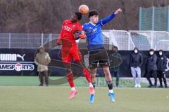 A - Junioren Bundesliga Süd/Südwest -  Saison 2021/2022 - FC Ingolstadt 04 - 1. FC Saarbrücken - Udebuluzor Michael (#21 FCI) - Foto: Meyer Jürgen