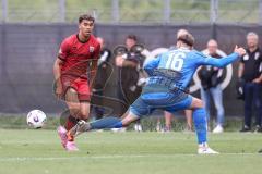 3. Liga; Testspiel; FC Ingolstadt 04 - 1. FC Heidenheim; Yann Sturm (7, FCI) Niehues Julian (16 HDH)