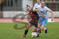 *** 2. Bundesliga Frauen - Saison 2025/26 - FC Ingolstadt 04 Frauen - VFL Bochum - Jenny Beyer (Nr.8 - FC Ingolstadt Frauen I) - Bantle Alina blau Bochum - Foto: Meyer Jürgen