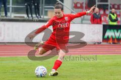 2. Fußball-Liga - Frauen - Saison 2022/2023 - FC Ingolstadt 04 - RB Leipzig - Vidovic Paula (Nr.11 - FC Ingolstadt 04 ) beim Freistoss - Foto: Meyer Jürgen