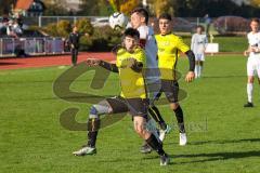 Kreisliga - Saison 2022/2023 - TSV Gaimersheim - FC Hitzhofen/Oberzell -weiss Gaimersheim - Manuel Furino gelb Hitzhofen - Dennis Huettinger weiss Gaimersheim - 
Foto: Meyer Jürgen