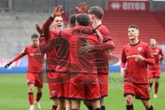 3. Liga; FC Ingolstadt 04 - TSV Havelse; Tor Jubel Treffer 3:1 Marcel Costly (22, FCI) Yann Sturm (7, FCI) Frederik Christensen (11, FCI) Gustav Christensen (24, FCI) Simon Lorenz (32, FCI)