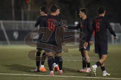 *** Bayernliga Nord - Saison 2025/26 - FC Ingolstadt 04 II - ASV Neumarkt - Der 2:0 Führungstreffer durch  Edis Bakic (Nr.29 - FC Ingolstadt II) — jubel -  XXXXX - Foto: Meyer Jürgen