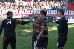 3. Liga - Saison 2024/25 - FC Ingolstadt 04 - SV Wehen Wiesbaden - Das Spiel ist aus - Pascal Testroet (Nr.37 - FCI)  - XXXXX - Foto: Meyer Jürgen