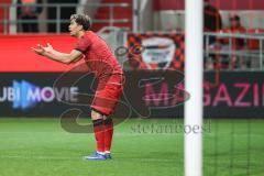 3. Liga; FC Ingolstadt 04 - FC Viktoria Köln; Yann Sturm (7, FCI) beschwert sich