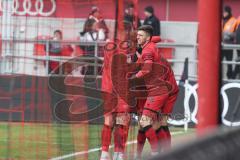 3. Liga - Saison 2025/26 - FC Ingolstadt 04 - VFB Stuttgart II - Dennis Kaygin (Nr.10 - FCI) mit dem 2:1 Führungstreffer - jubel - XXXXX - Foto: Meyer Jürgen