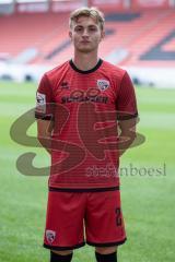 Jasper Maljojoki (23, FCI) ; FC Ingolstadt 04; 3.Liga,  Porträttermin 2025/2026; Headshot, Headshots, Porträt, Vorstellung, Präsentation, Pressetermin, Fußball, GER