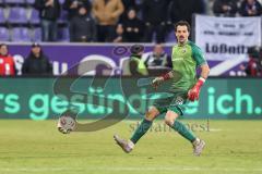 3. Liga; Erzgebirge Aue - FC Ingolstadt 04; Torwart Kai Eisele (25, FCI)