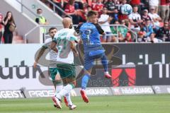 2.BL; FC Ingolstadt 04 - Werder Bremen, Dennis Eckert Ayensa (7, FCI) Toprak Ömer (21 Bremen) Jung Anthony (3 Bremen)