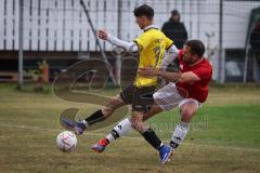 A-Klasse -  Saison 2026/27 - TSV Unsernherrn - FC Wackerstein/Dünzing - Yasir Celebi gelb Wackerstein/Dünzing - Christoph Mooser rot Unsernherrn - Foto: Meyer Jürgen